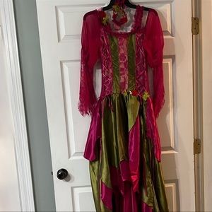 Women’s The Fairy Queen Renaissance Nymph Adult Costume - Med 8-10